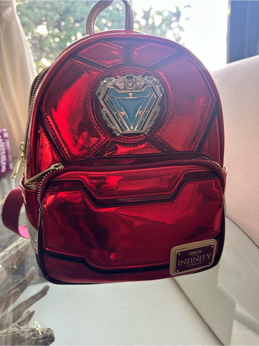 Loungefly Marvel Iron Man 15th Anniversary Cosplay Mini Backpack